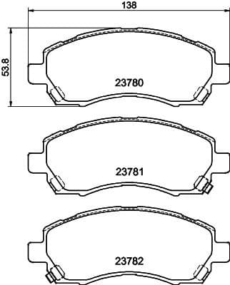 Brake Pad Set, disc brake 8DB 355 010-121 - image 3