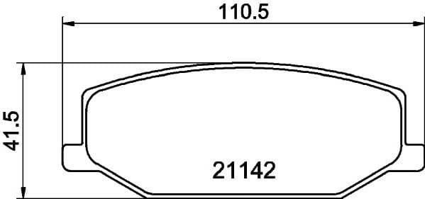 Brake Pad Set, disc brake 8DB 355 006-161 - image 4