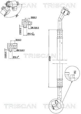 High/Low-pressure Line, air conditioning 9010 29011