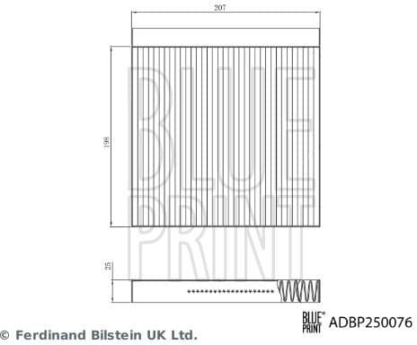 Filter, cabin air ADBP250076 - image 3