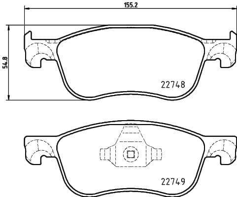 Brake Pad Set, disc brake 8DB 355 037-741 - image 3