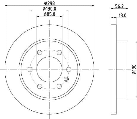 Brake Disc PRO 8DD 355 131-831 - image 4