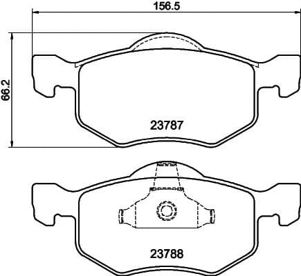 Brake Pad Set, disc brake 8DB 355 010-141 - image 4