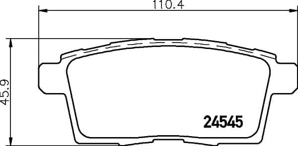 Brake Pad Set, disc brake 8DB 355 013-261 - image 3