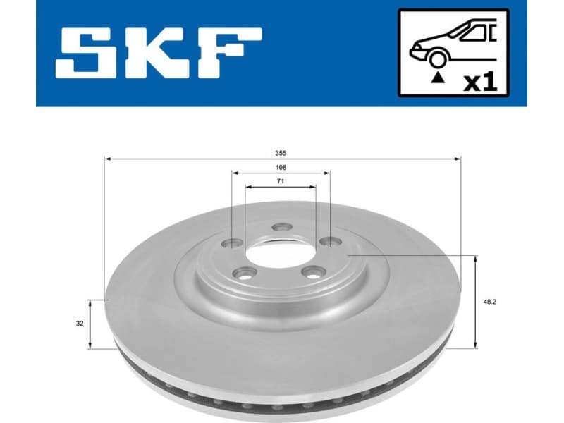 Brake Disc VKBD 81105 V1 - image 2