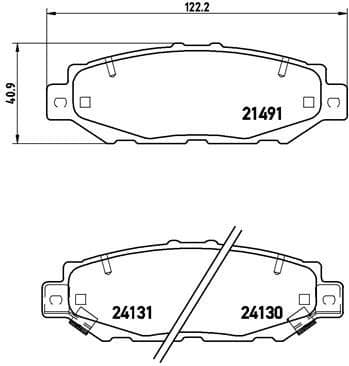 Brake Pad Set, disc brake PRIME LINE P83038 - image 3