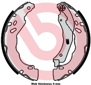 Brake Shoe Set ESSENTIAL LINE S61544 - image 3