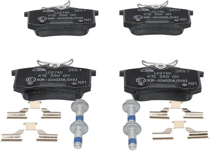 Brake Pad Set, disc brake ATE Ceramic 13.0470-2740.2 - image 3