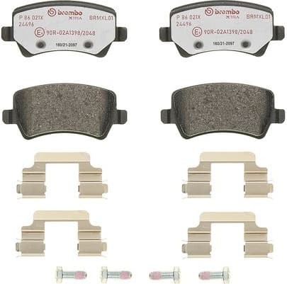Brake Pad Set, disc brake XTRA LINE P86021X - image 4
