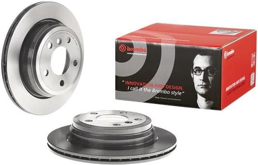 Brake discs kit rear, (2pcs), Top Quality 09.B338.11 - image 4