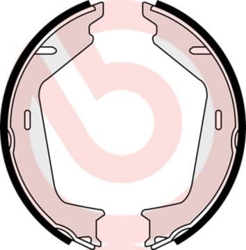 Brake shoes handbrake, Top Quality S86511 - image 3