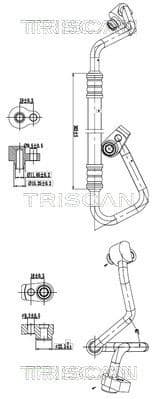 High/Low-pressure Line, air conditioning 9010 16008