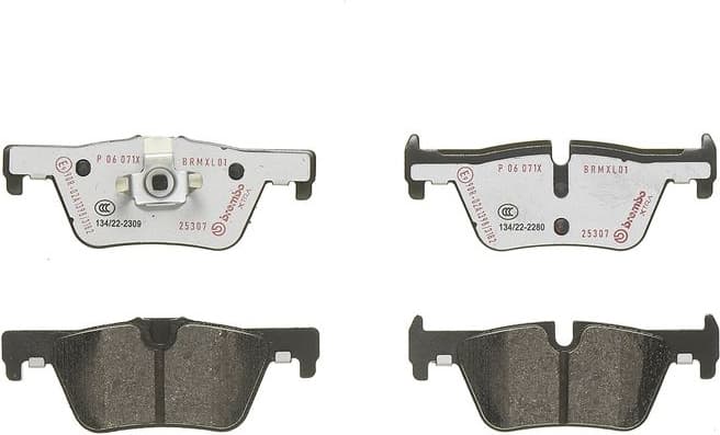 Brake Pad Set, disc brake XTRA LINE P06071X - image 4