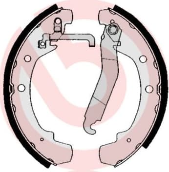 Brake Shoe Set ESSENTIAL LINE S85510 - image 3