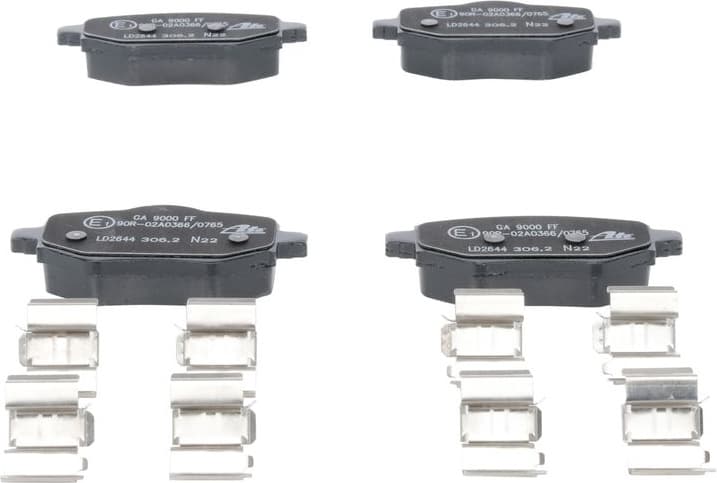 Brake Pad Set, disc brake ATE Ceramic 13.0470-2644.2 - image 2