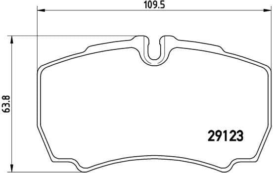 Brake pads rear, Top Quality PA6023 - image 3