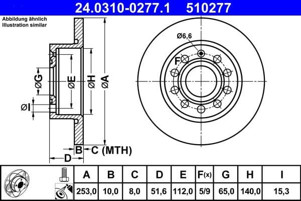Brake Disc PowerDisc 24.0310-0277.1 - image 2