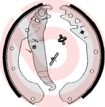 Brake Shoe Set ESSENTIAL LINE S59510 - image 3