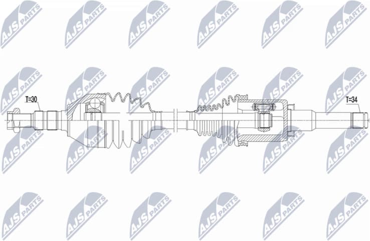 Drive Shaft NPW-PL-153