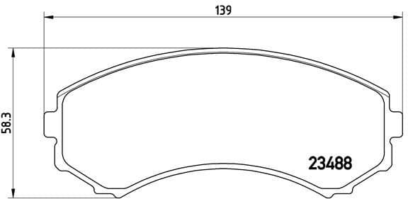Brake Pad Set, disc brake PRIME LINE P54029 - image 3
