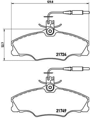 Brake Pad Set, disc brake PRIME LINE P61056 - image 3