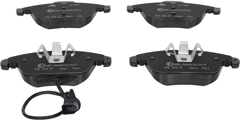 Brake Pad Set, disc brake ATE Ceramic 13.0470-7256.2 - image 3