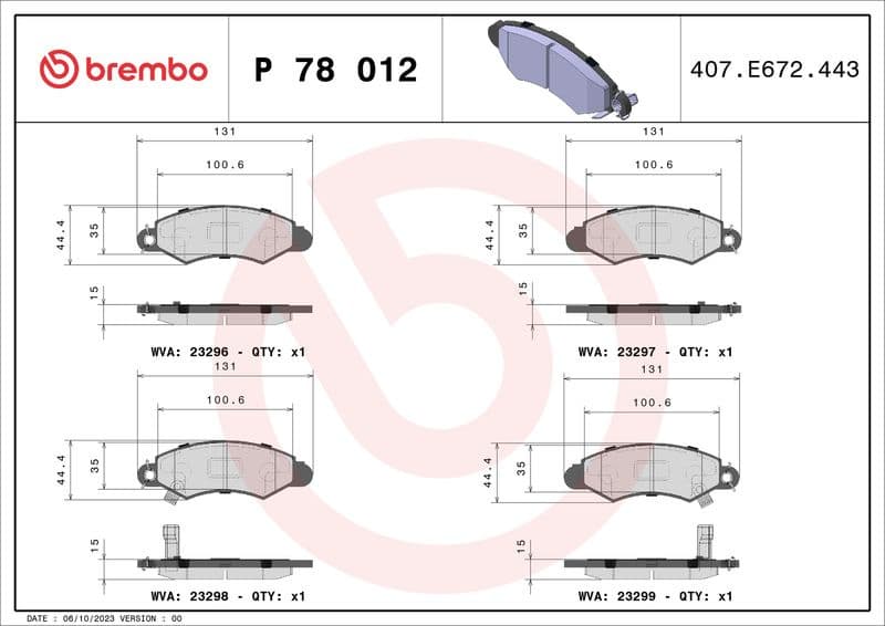 Brake Pad Set, disc brake PRIME LINE P78012 - image 3