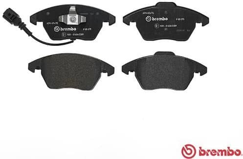 Brake pads front, Top Quality P85075 - image 4