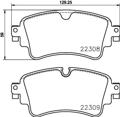 Brake Pad Set, disc brake XTRA LINE - Ceramic P 85 154NX