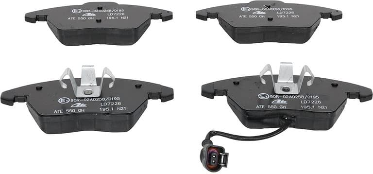 Brake Pad Set, disc brake ATE Ceramic 13.0470-7226.2 - image 3