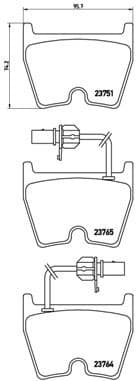 Brake Pad Set, disc brake PRIME LINE P85078 - image 3