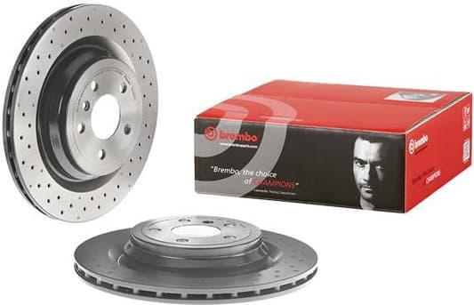 Brake discs kit rear, (2pcs), Top Quality 09.A959.21 - image 4