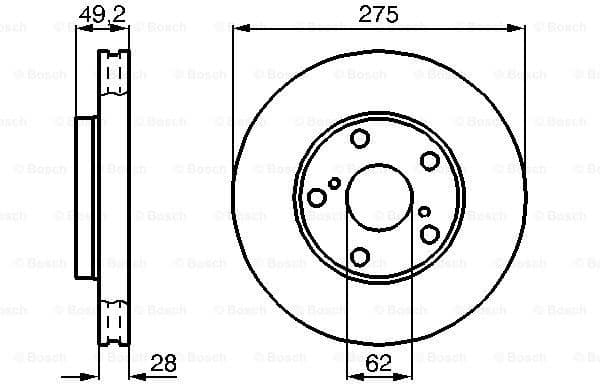 Brake Disc 0986478632 - image 5