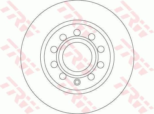 Brake discs kit rear, (2pcs), Top Quality DF4276 - image 7