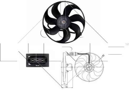 Fan, engine cooling 47397 - image 2