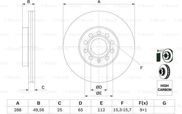 Brake Disc 0986479088 - image 5