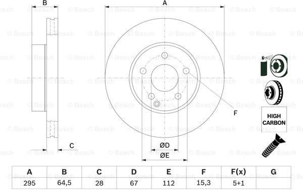 Brake Disc 0986479407 - image 5
