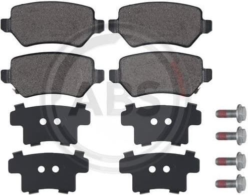 Brake Pad Set, disc brake 37296