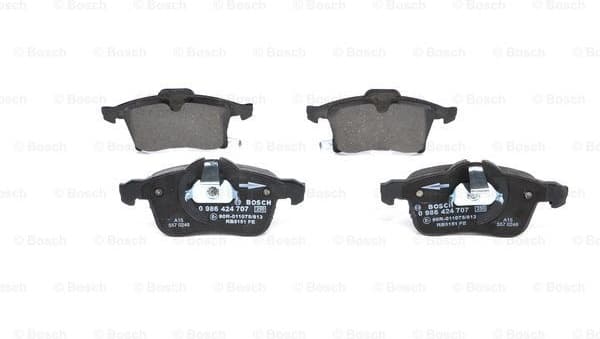 Brake Pad Set, disc brake 0986424707