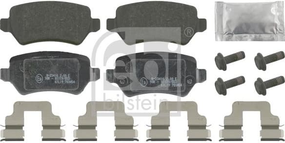 Brake Pad Set, disc brake 16512