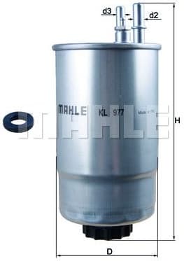 Filter diesel fuel KL977D - image 2