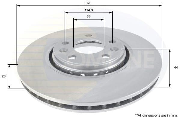 Brake discs kit front (2pcs) ADC1582V - image 2