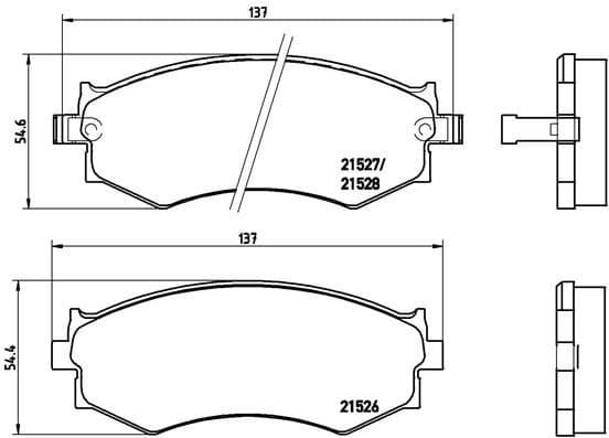 Brake Pad Set, disc brake PRIME LINE P30002 - image 3