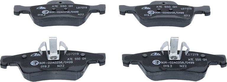 Brake Pad Set, disc brake ATE Ceramic 13.0470-7219.2 - image 3