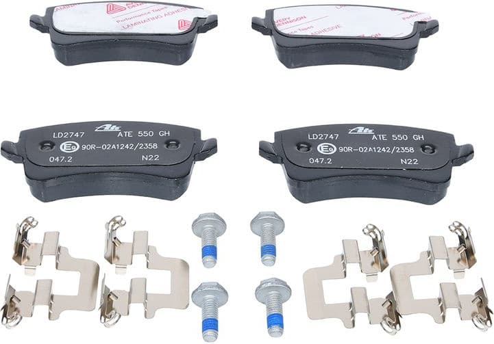 Brake Pad Set, disc brake ATE Ceramic 13.0470-2747.2 - image 2