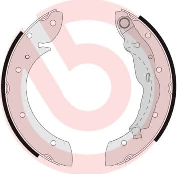 Brake Shoe Set ESSENTIAL LINE S68521 - image 3