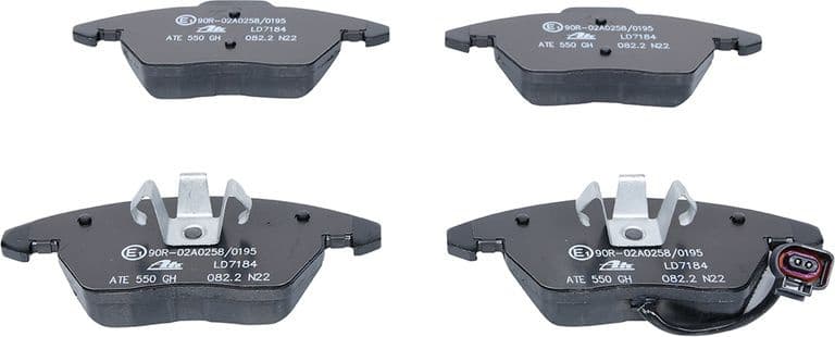 Brake Pad Set, disc brake ATE Ceramic 13.0470-7184.2 - image 3