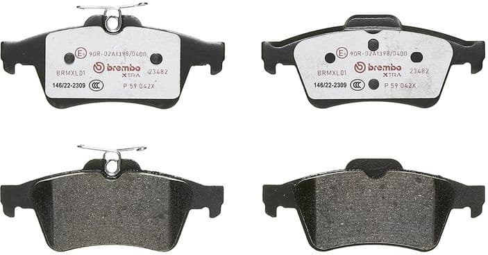 Brake Pad Set, disc brake XTRA LINE P59042X - image 3