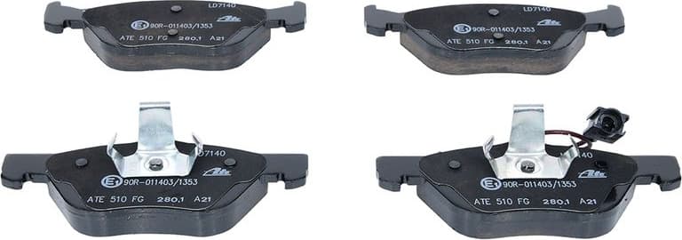 Brake Pad Set, disc brake ATE Ceramic 13.0470-7140.2 - image 3