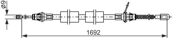 Cable Pull, parking brake 1987482925 - image 2